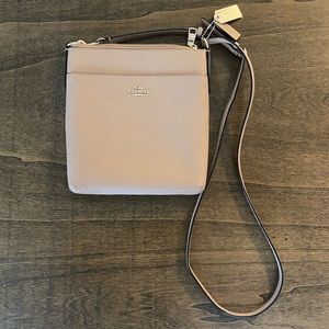Nude/tan Coach crossbody purse - brand new/never used